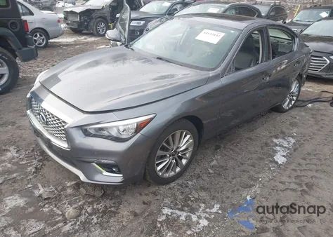 2021 Infiniti Q50 Luxe Awd from USA, damaged, VIN JN1EV7BR6MM755750